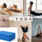 Briques de yoga bleu